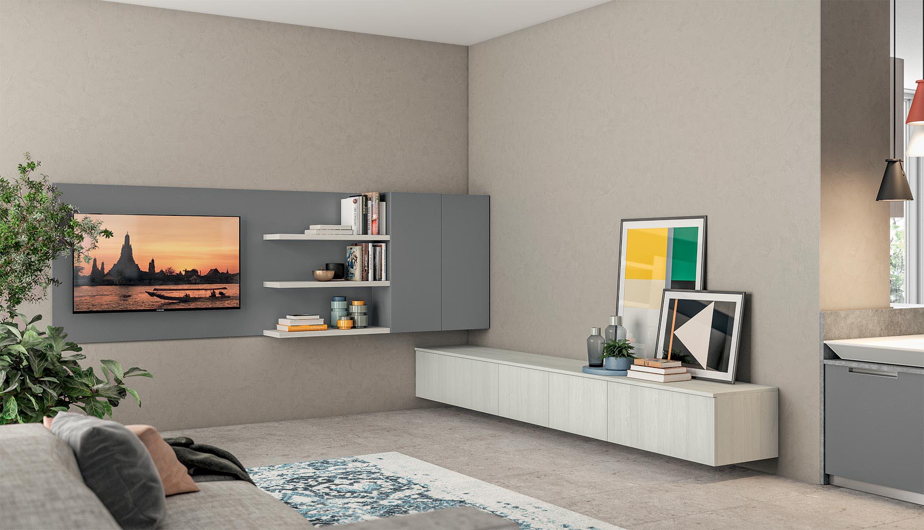 Modern living room interior